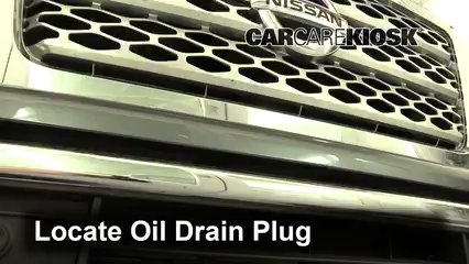 2017 Nissan Titan XD SL 5.6L V8 Aceite Cambiar aceite y filtro de aceite